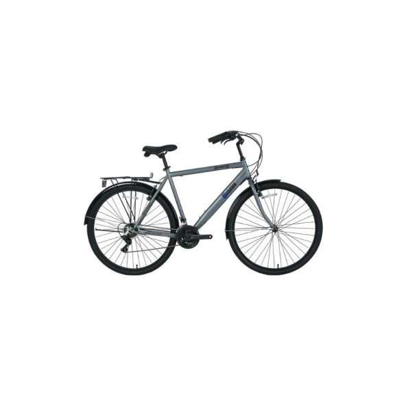 Bisan Comfortline 26 V 19K Şehir Bisikleti Metalik Gri Siyah ürün görseli 1