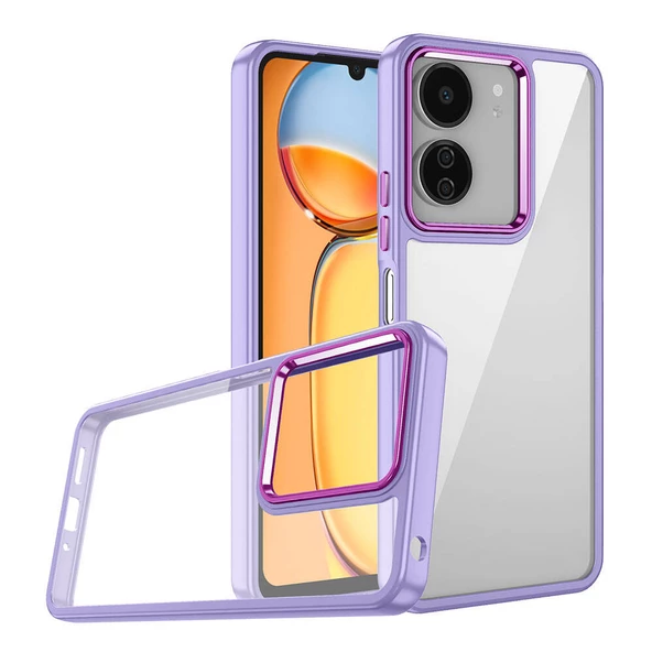 Xiaomi Poco C65 Kılıf Kamera Korumalı Mat Renkli Silikon ürün görseli 1