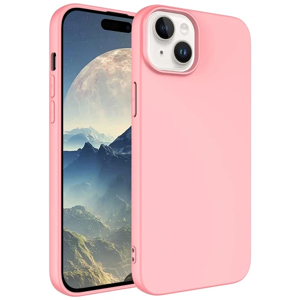 iPhone 15 Plus Uyumlu Kılıf İç Yüzeyi Kadife LSR Lansman Kapak ürün görseli 1