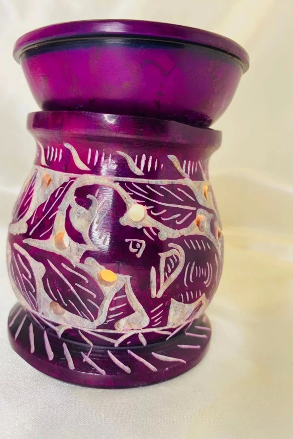 Buhardanlık Obsidye taşı El İşi Feng Shui Fil sembolü Buhurdanlık ürün görseli 1
