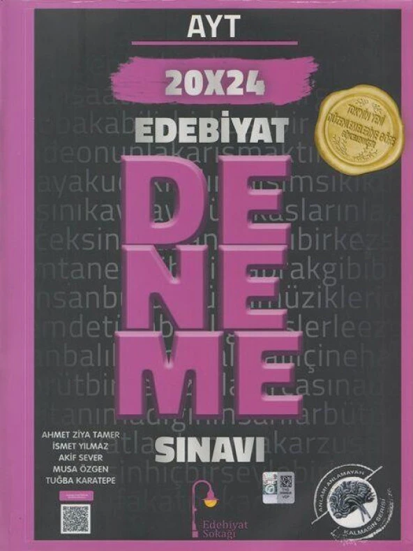 AYT Edebiyat 20 x 24 Deneme Sınavı Edebiyat Sokağı ürün görseli 1