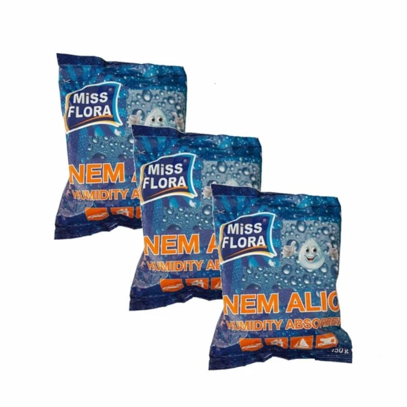 Miss Flora 3'lü Akıllı Yedek Paket (3 adet 450 gr Nem Alıcı Yedek) ürün görseli 1