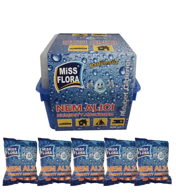 Miss Flora 450 Gram Nem Alıcı +  5 Yedek Tablet ürün görseli 1