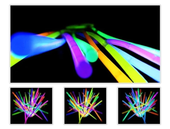 Glow Stick 20cm Fosforlu Kırılan Çubuk (10 Adet) ürün görseli 1