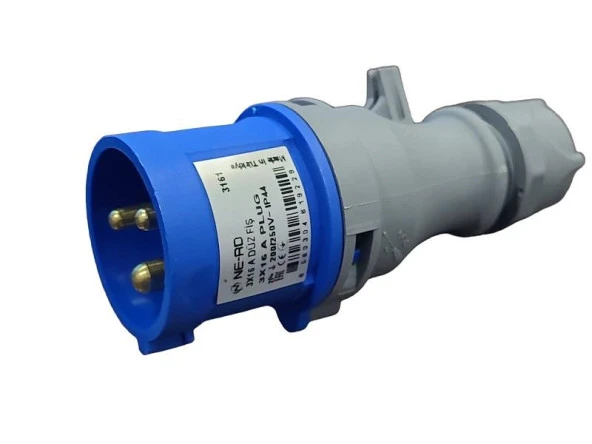 Ne-Ad 3x16A Düz Fiş CEE Norm 3161 ürün görseli 1