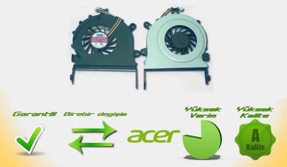 Acer Aspire MG75090v1-b030-s99 MG75090v1-b090-s9a Notebook Fan ürün görseli 1
