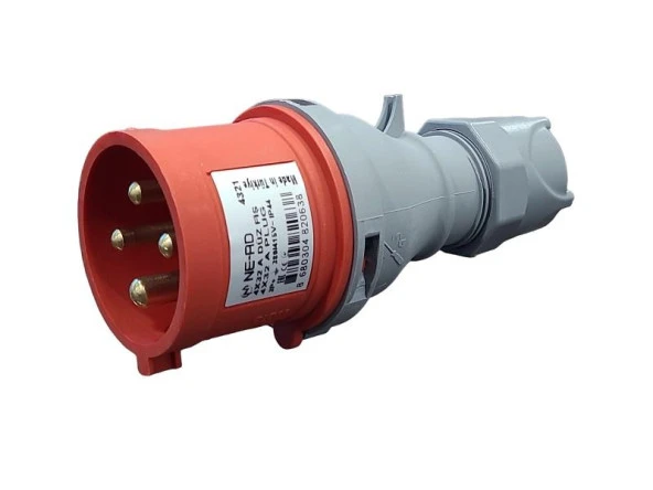 Ne-Ad 4x32A Düz Fiş CEE Norm 4321 ürün görseli 1