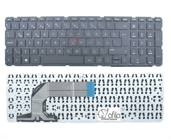 HP Pavilion 17-e130us 17-e131nr 17-e132nr Klavye Siyah TR - Resim 2