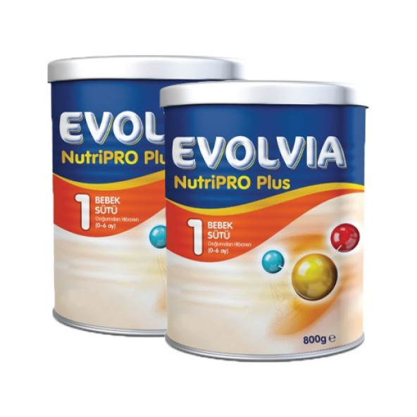Evolvia Nutripro Plus 1 Bebek Sütü 800 gr 2 Adet ürün görseli 1
