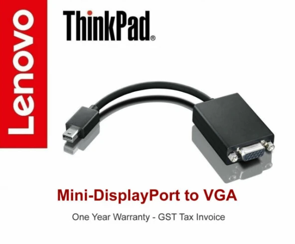 Lenovo Orjinal Mini Display Port to VGA Kablo - Çevirici (STDP3100) ürün görseli 1