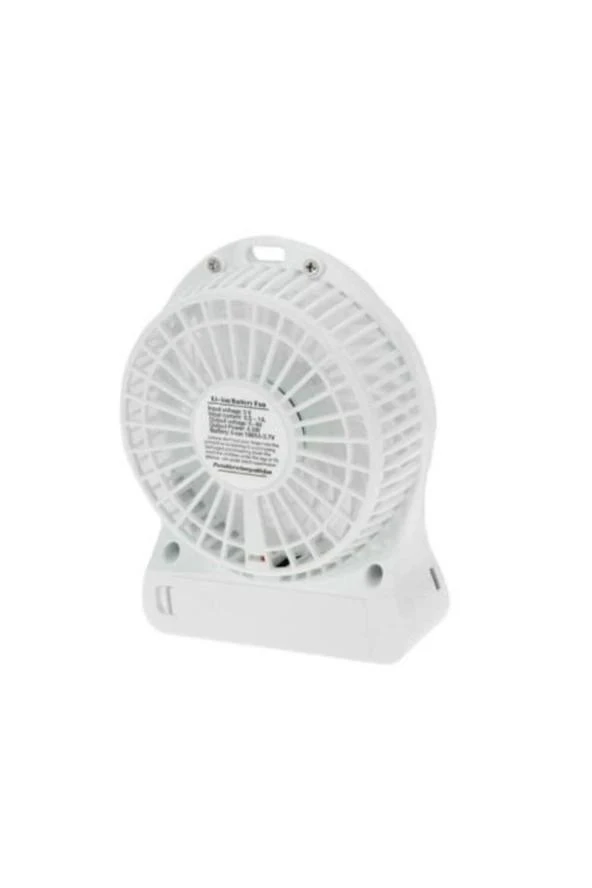 Şarjlı Taşınabilir Mini Fan - Vantilatör - Resim 2