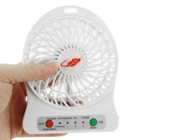 Şarjlı Taşınabilir Mini Fan - Vantilatör ürün görseli 1