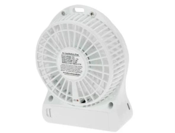 Şarjlı Taşınabilir Mini Fan - Vantilatör - Resim 3