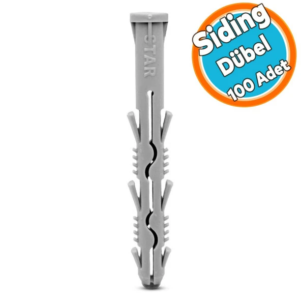 Siding Dübel Boşluklu Tuğla Dübeli 10x100 mm 100adet ürün görseli 1