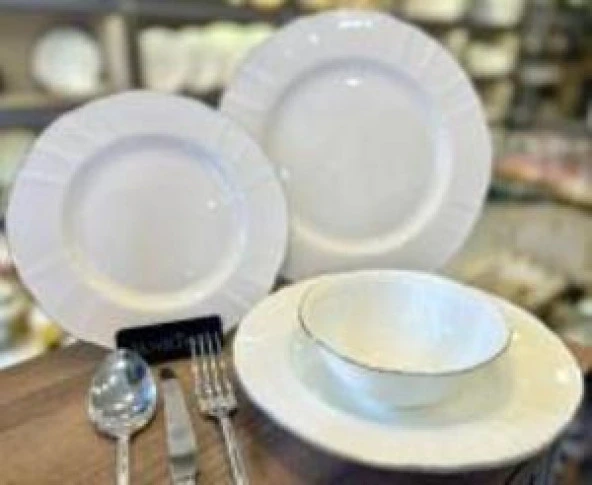 Roy Kıng PURE SILVER 62 PRÇ. YEMEK TAKIMI ürün görseli 1