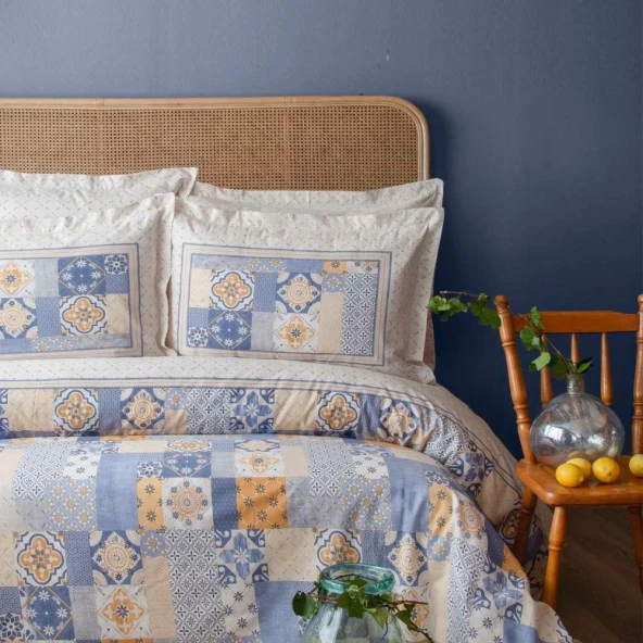Apricitas Home Maude Çift Kişilik Pike Takımı İndigo ürün görseli 1