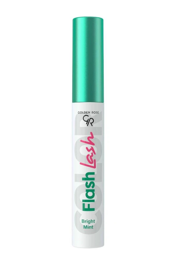 Golden Rose Flash Lash Colered Mascara No:01 Bright Mint - Renkli Maskara ürün görseli 1