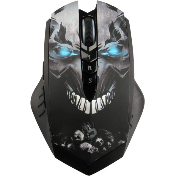 Bloody R80 Ghost 4000Dpi, Infrared Switch ,Metal Ayak, Multi Core, 8 Tuşlu HD Optik Kablosuz Gaming (Oyuncu) Mouse ürün görseli 1