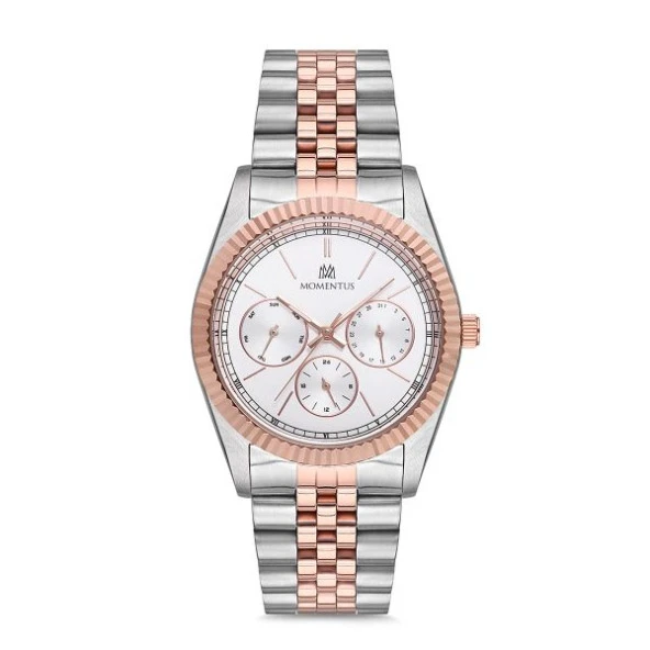 Momentus CW130T-02SR Tüm Fonksiyonları Aktif Rose-Metalik Renk Kadın Kol Saati ürün görseli 1