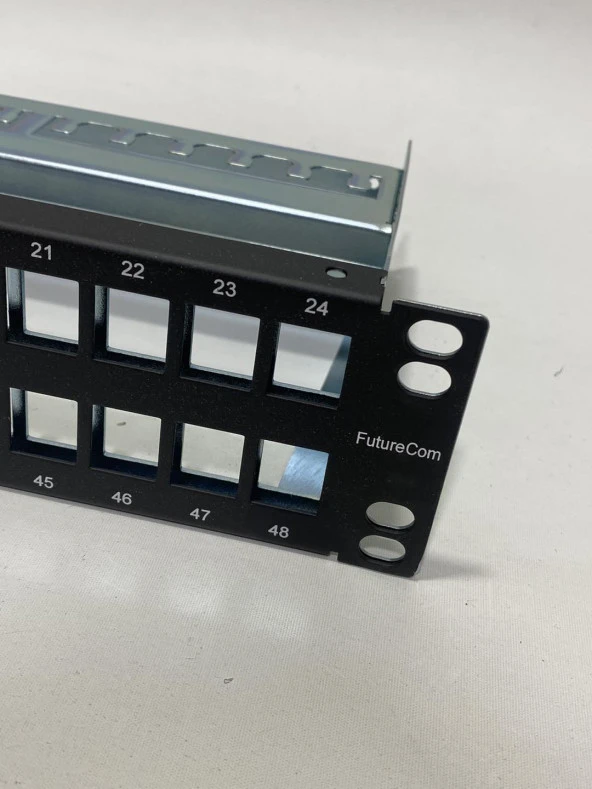 Corning 48 Port Boş Keystone Patch Panel 19inç CAXXSV-04808-C002 - Resim 5