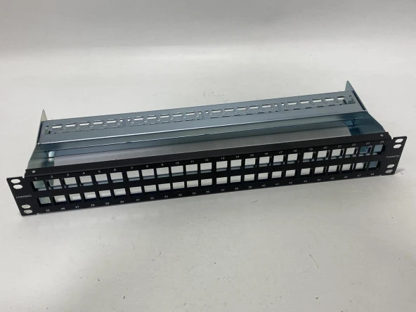 Corning 48 Port Boş Keystone Patch Panel 19inç CAXXSV-04808-C002 - Resim 8