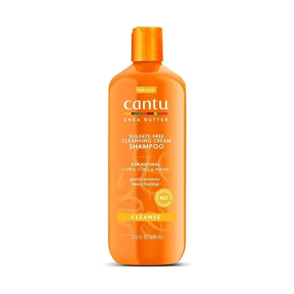 Cantu Shea Yağı Doğal Saçlar İçin Sülfat İçermeyen Temizleyici Krem Şampuan 400 mL ürün görseli 1
