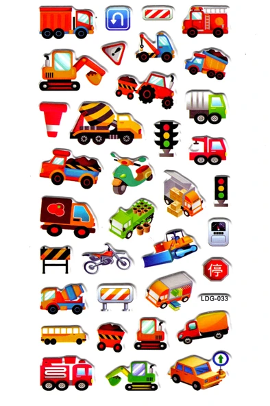 Sticker Kabartmalı Stiker Defter, Planlayıcı Etiket (Ldg033)-17x9 cm- iş Makinesi ürün görseli 1