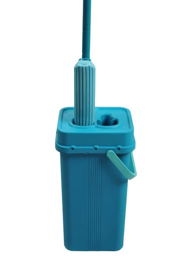 Geseus Motek Soft Mop Mikrofiber Cam,Parke Islak Zemin Temizlik Seti Çift Hazneli Yıka Sık Temizle-MT23 ürün görseli 1