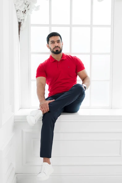 Paul Martin Polo Yaka %100 Pamuk Regular Fit T-shirt ürün görseli 1