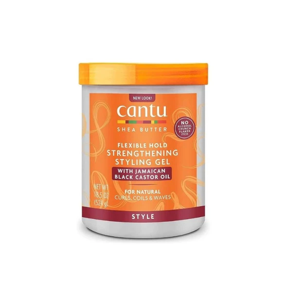Cantu Kıvırcık, Dalgalı Saçlar Esnek Tutuşlu Şekillendirici  Saç Jölesi 524g – Jamaican Hint Yağı İçerikli ürün görseli 1