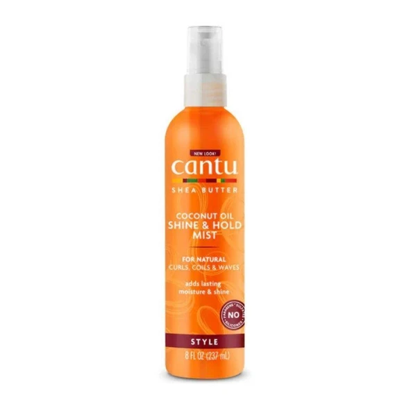 Cantu Shea Yağı Doğal Saçlar İçin Hindistan Cevizli, Parlaklık ve Kıvrımları Ortaya Çıkaran Saç Spreyi 237 mL ürün görseli 1