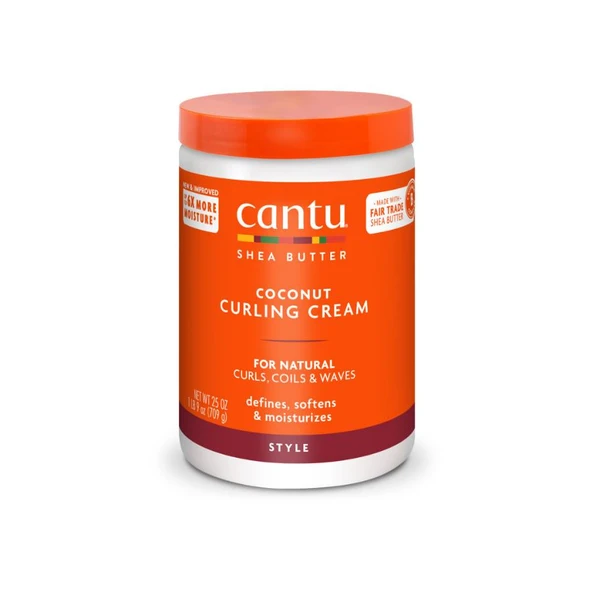 Cantu Kıvrıcık ve Dalgalı Saçlar Hindistan Cevizli Bukle Yapıcı Saç Kremi 709 gr ürün görseli 1