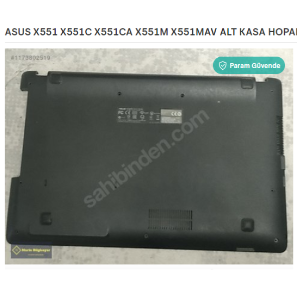 ASUS X551 X551C X551CA X551M X551MAV ALT KASA HOPARLÖR HEDİYE ürün görseli 1