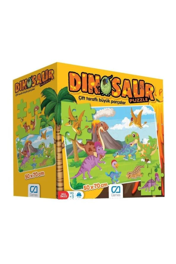 Ca Games 5139 Dinazorlar Yer Puzzle ürün görseli 1