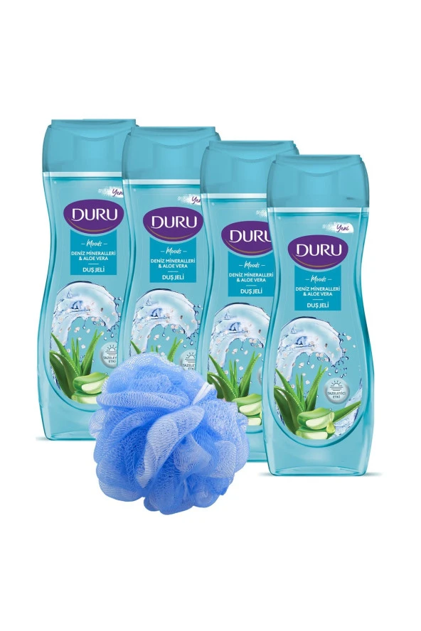 Duru Moods Deniz Mineralleri & Aloe Vera Duş Jeli +Duş Lifi ile B ürün görseli 1