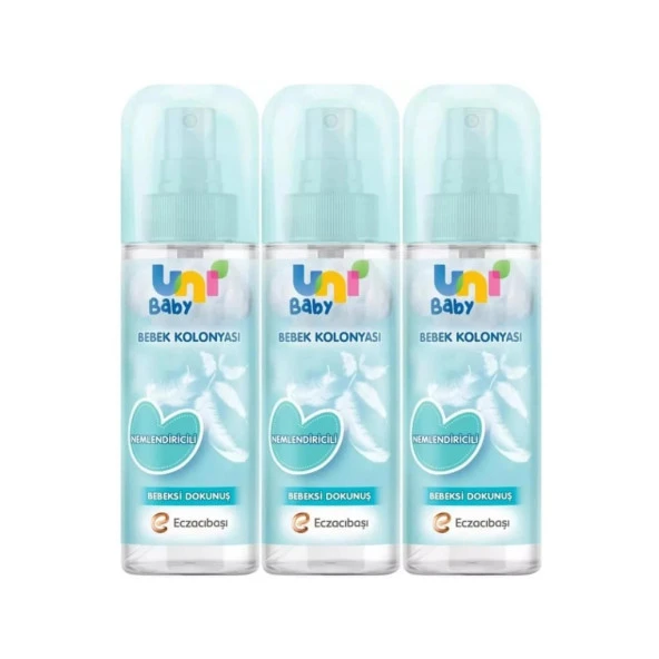 Uni Baby Kolonya Bebeksi Kokular 3 x 150 ML ürün görseli 1