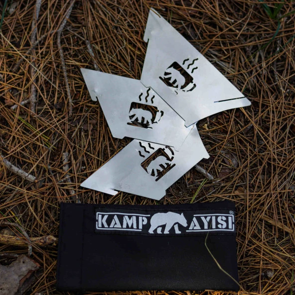 Kamp Ayısı® Barista Dripper™ Filtre Kahve Damıtıcı: Katlanır Paslanmaz Metal Kahve Demleme Aparatı ürün görseli 1