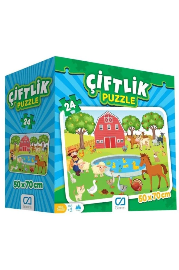 Ca Games 5133 Çiftlik Yer Puzzle 50x70 cm ürün görseli 1