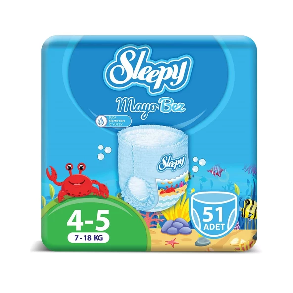 Sleepy Mayo Külot Bez 5 Beden Junior 51 Adet 7-18 Kg ürün görseli 1