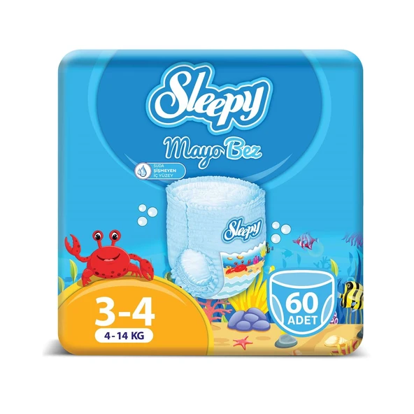 Sleepy Mayo Külot Bez 4 Numara Maxi 60 Adet 4-14 Kg ürün görseli 1