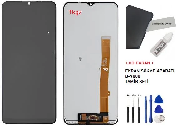 Tcl 10SE Lcd Ekran Dokunmatik Orijinal Kalite + B-7000 + TAMİR SETİ ürün görseli 1