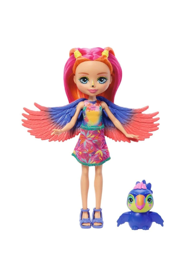 Enchantimals Popüler Karakter Bebekler Trippi Toucan FNH22-HRX83 ürün görseli 1