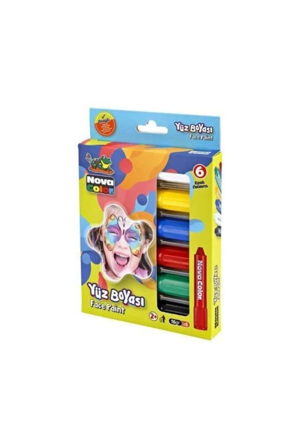 Nova Color Yüz Boyası 6 Lı Set ürün görseli 1