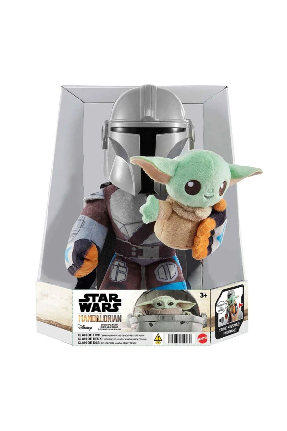 Star Wars Mandalorian Sesli Pelüş Figür HNT52 ürün görseli 1