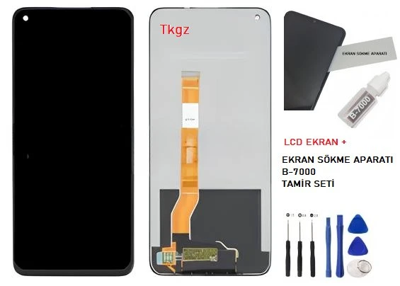 Oppo Realme 9 PRO Lcd Ekran Dokunmatik Orijinal Kalite + B-7000 + TAMİR SETİ ürün görseli 1