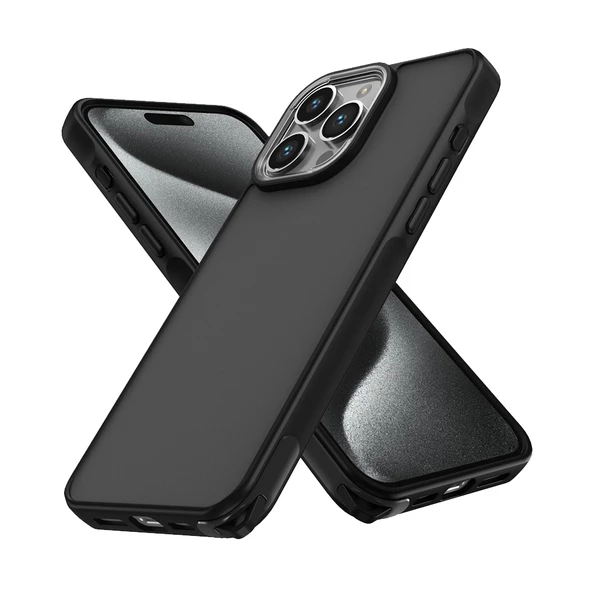 iPhone 15 Pro Kılıf Elegant Seri Silikon Kapak - Resim 2