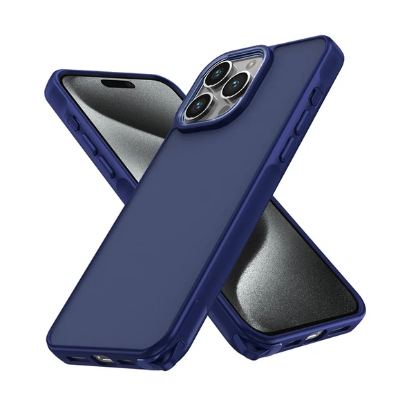 iPhone 15 Pro Kılıf Elegant Seri Silikon Kapak - Resim 12