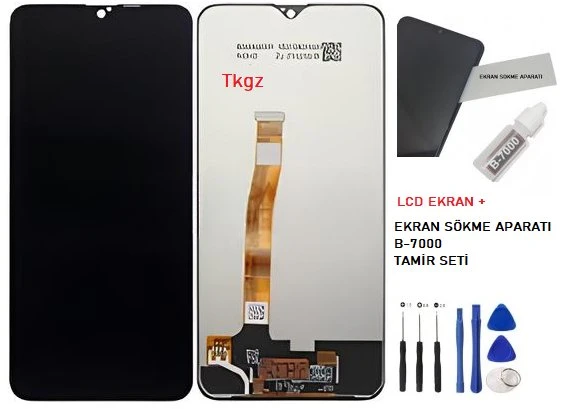Oppo Realme 5 PRO Lcd Ekran Dokunmatik Orijinal Kalite + B-7000 + TAMİR SETİ ürün görseli 1