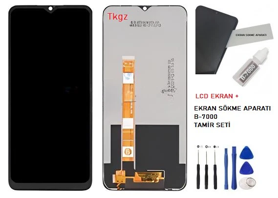 Oppo A31 Lcd Ekran Dokunmatik Orijinal Kalite + B-7000 + TAMİR SETİ ürün görseli 1