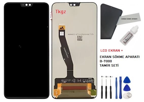 Honor 8X Lcd Ekran Dokunmatik Orijinal Kalite + B-7000 + TAMİR SETİ ürün görseli 1